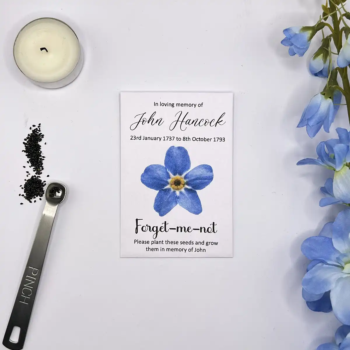 Forget Me Not Funeral Seeds Flower