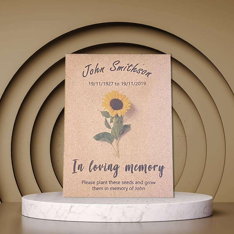 Sunflower Funeral Seeds Flower